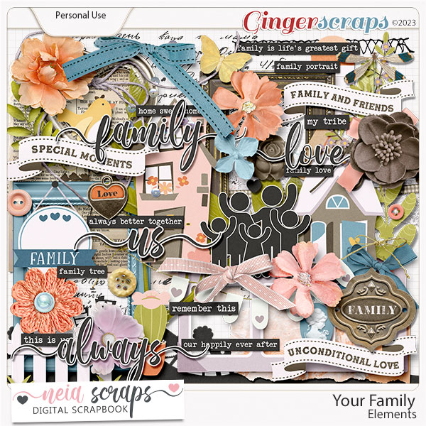 Your Family - Elements - by Neia Scraps