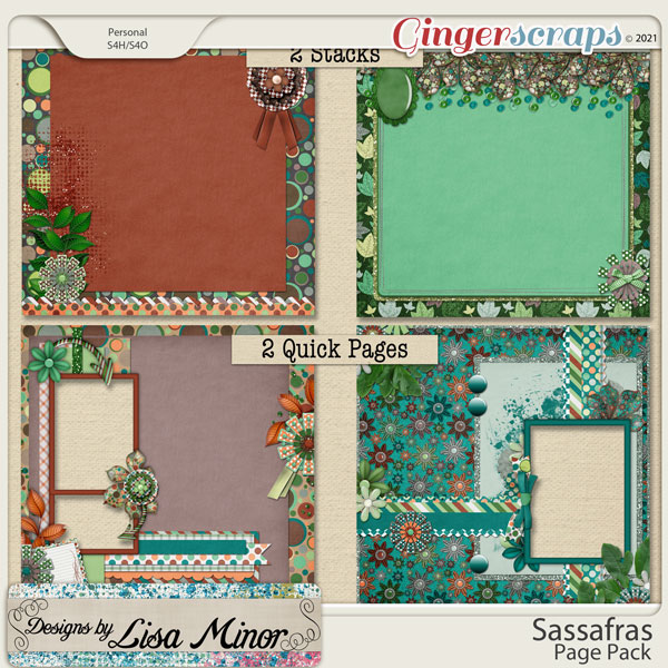 Sassafras Page Pack from Designs by Lisa Minor