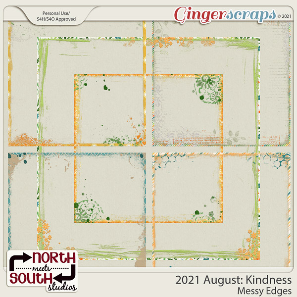 2021 August: Kindness Messy Edges by North Meets South Studios
