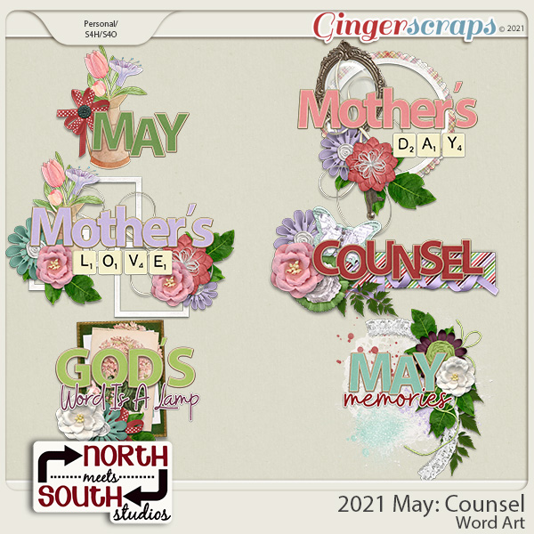 2021 May: Counsel Wordart by North Meets South Studios