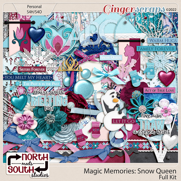 Magic Memories: Snow Queen Full Kit by North Meets South Studios