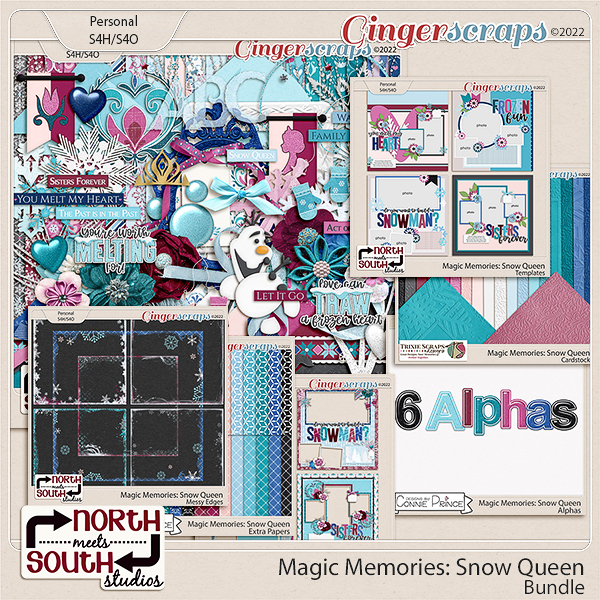 Magic Memories: Snow Queen Bundle by North Meets South Studios