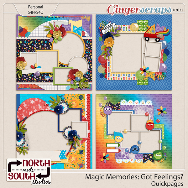 Magic Memories: Got Feelings? Quickpages by North Meets South Studios
