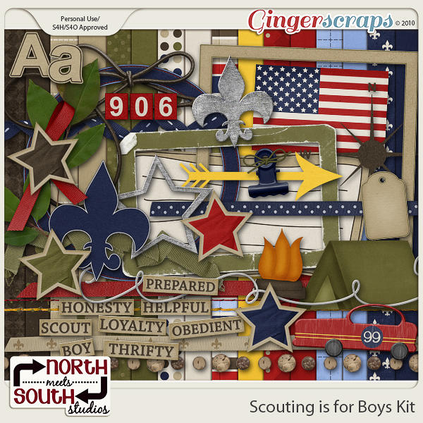 Scouting is for Boys {Full Kit} by North Meets South Studios