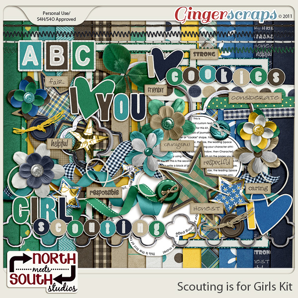 Scouting is for Girls {Full Kit} by North Meets South Studios