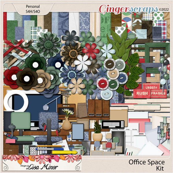 Office Space from Designs by Lisa Minor