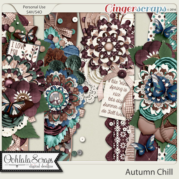 Autumn Chill Page Borders