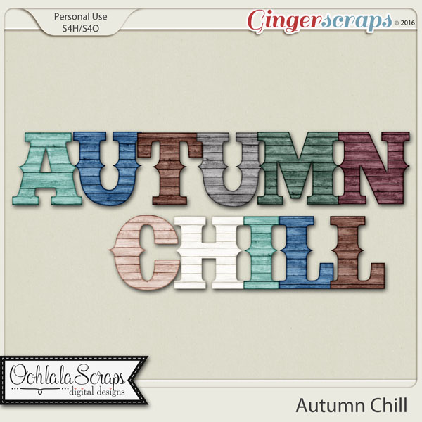 Autumn Chill Alphabets