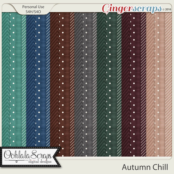 Autumn Chill Pattern Papers