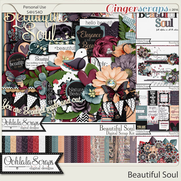 Beautiful Soul Digital Scrapbooking Bundle