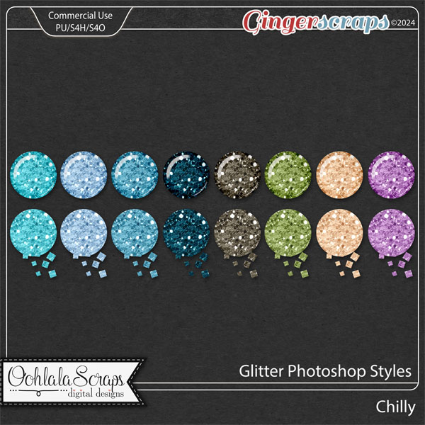 Chilly January 2024 Buffet CU Glitter Photoshop Styles