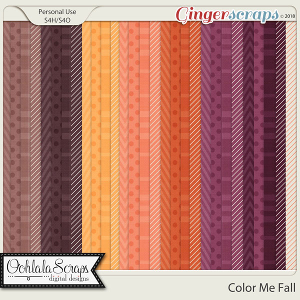 Color Me Fall Pattern Papers