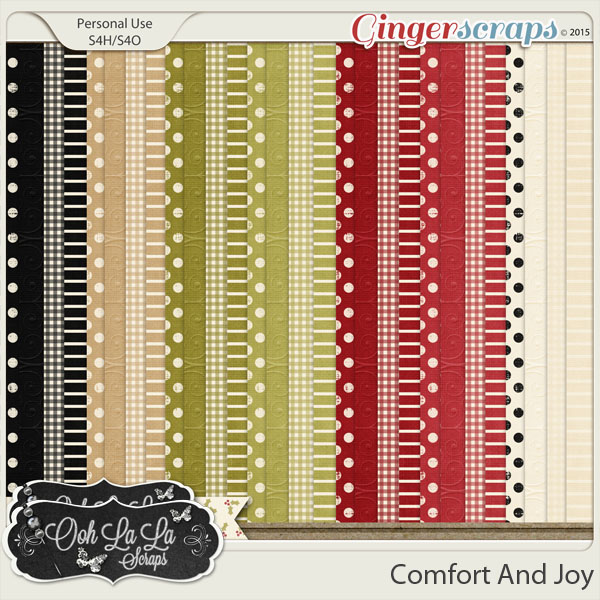 Comfort And Joy Pattern Papers