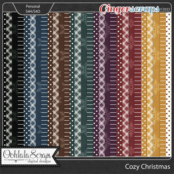 Cozy Christmas Extra Pattern Papers