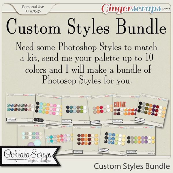 Custom Styles Bundle from Ooh La La Scraps