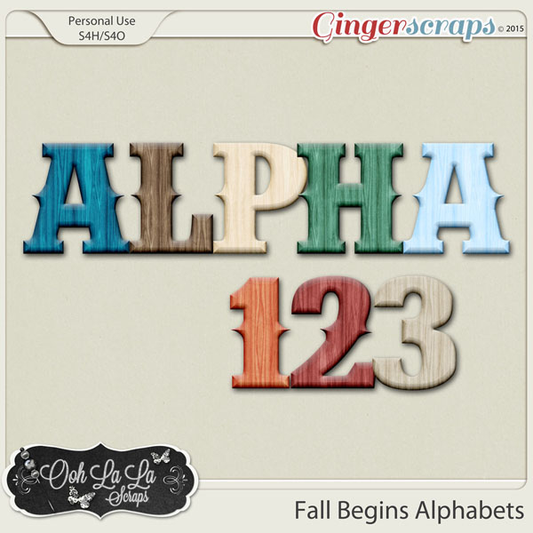 Fall Begins Alphabets