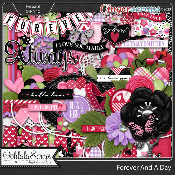 Forever And A Day Digital Scrapbook Kit