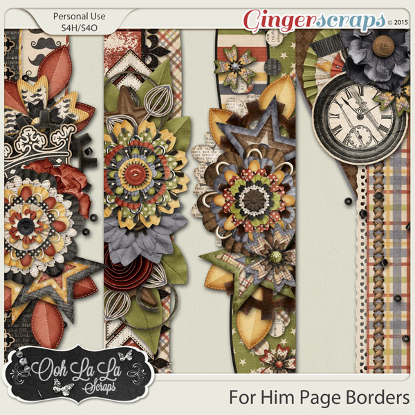 For Him Page Borders