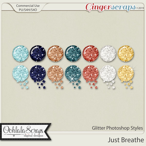Just Breathe CU Glitter Photoshop Styles