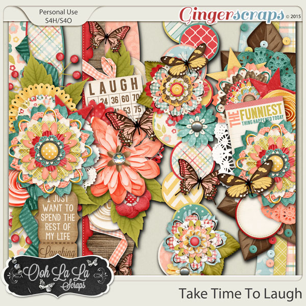 Take Time To Laugh Page Borders