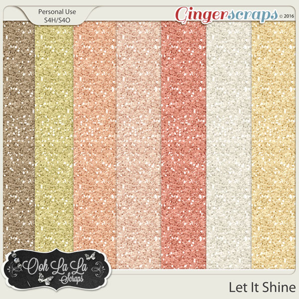 Let It Shine Glitter Sheets 