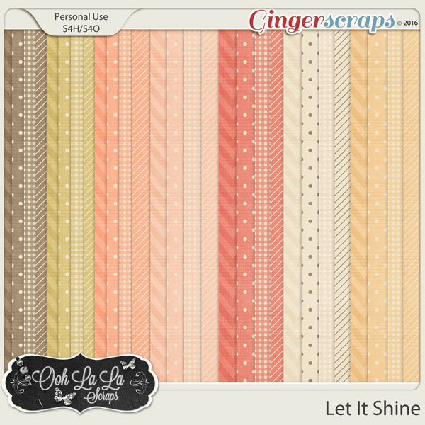 Let It Shine Pattern Papers