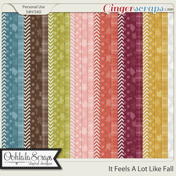 It Looks A Lot Like Fall Pattern Papers