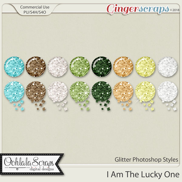 I Am The Lucky One CU Glitter Photoshop Styles