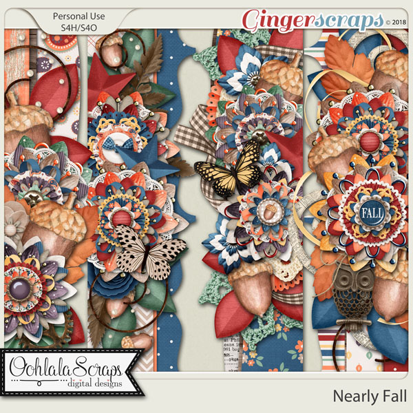 Nearly Fall Page Borders