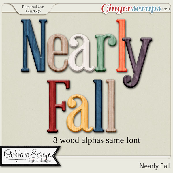 Nearly Fall Alphabets