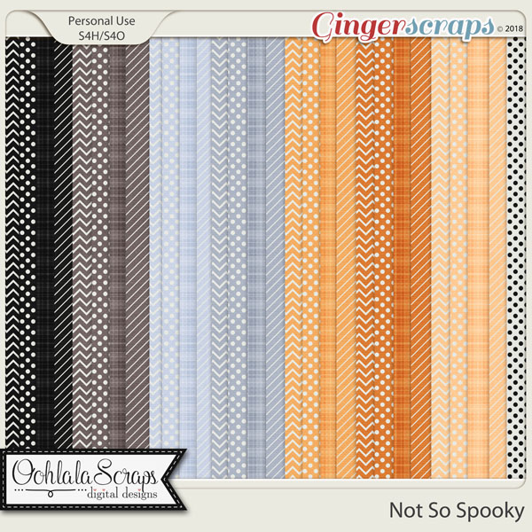 Not So Spooky Pattern Papers
