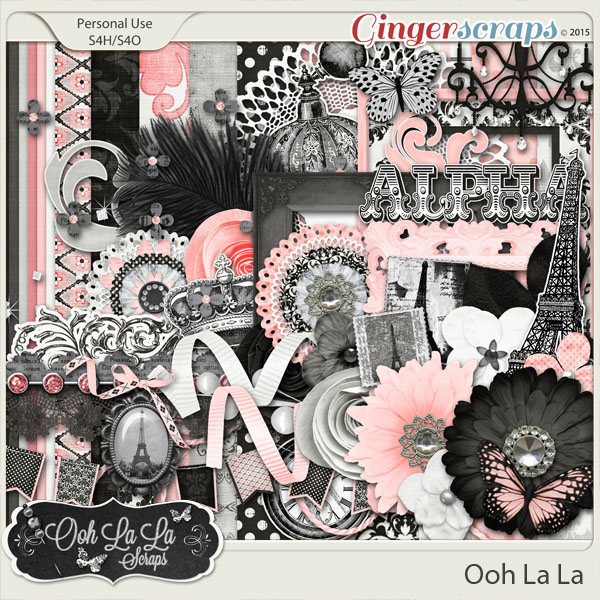 Ooh La La Digital Scrapbook Kit