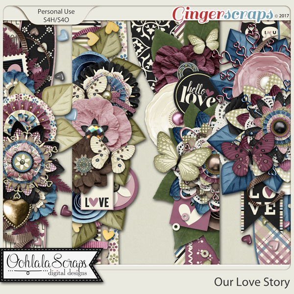 Our Love Story Page Borders