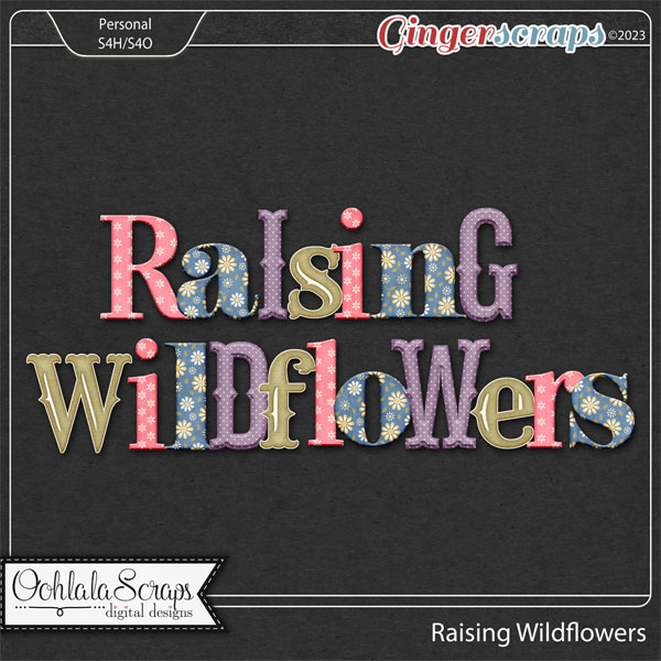Raising Wildflowers Alphabets