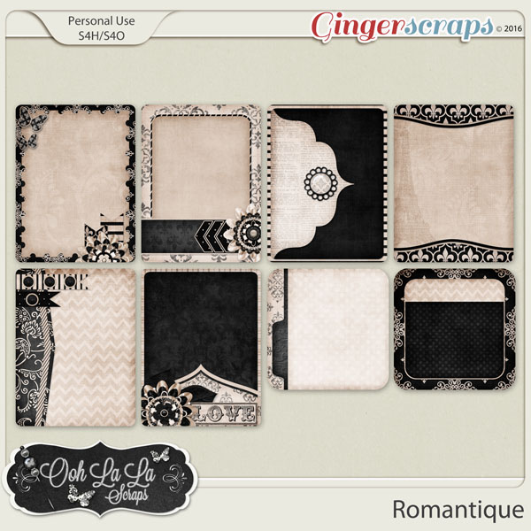 Romantique Journal and Pocket Scrap Cards