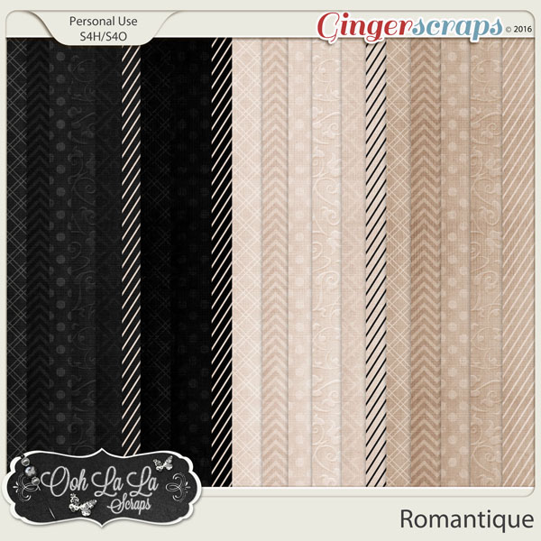 Romantique Pattern Papers