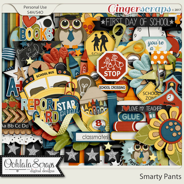 Smarty Pants Digital Scrapbook Kit