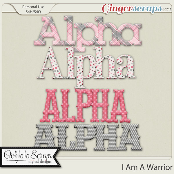 I Am A Warrior Alphabets