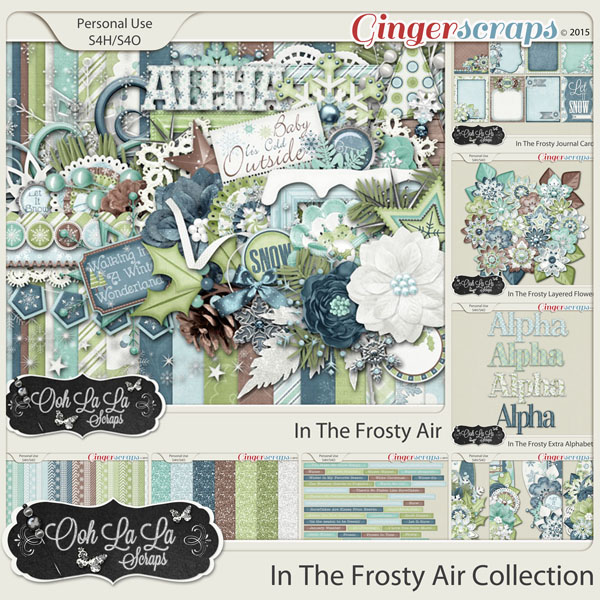 In The Frosty Air Digital Scrapbook Bundle