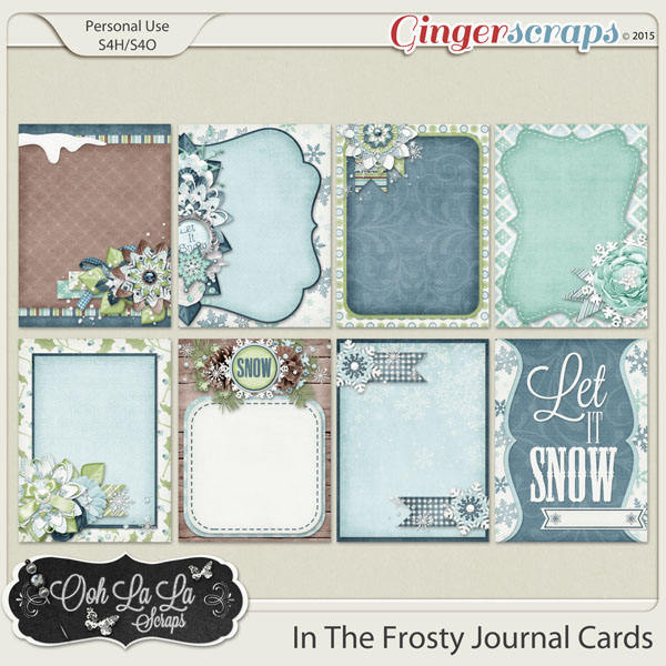 In The Frosty Air Journal Cards