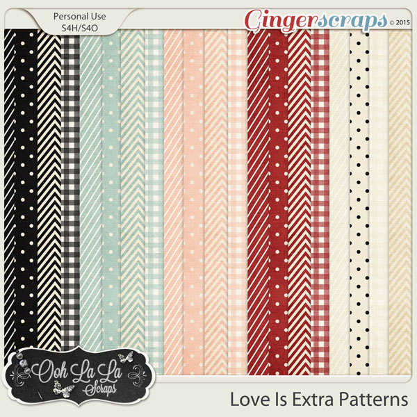 Love Is Pattern Papers
