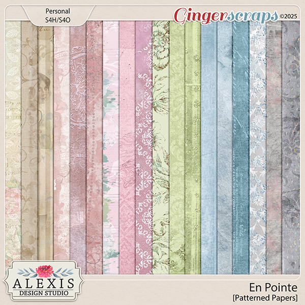 En Pointe - Patterned Papers