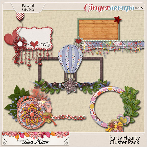 Party Hearty Cluster Pack from Designs by Lisa Minor