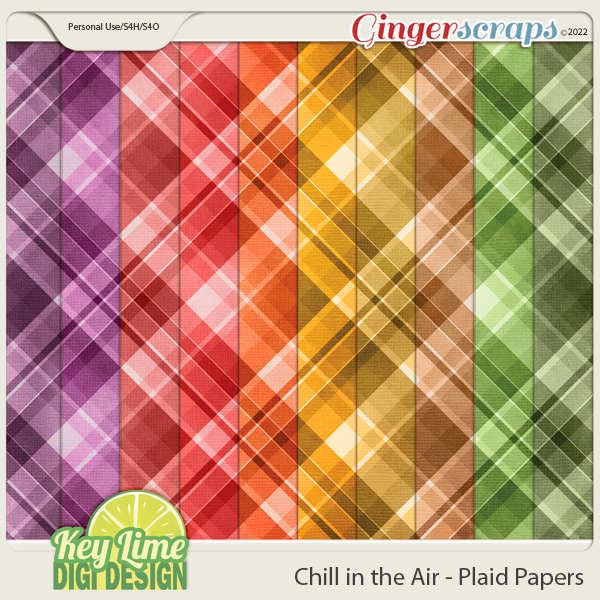 Chill In The Air Plaid Papers