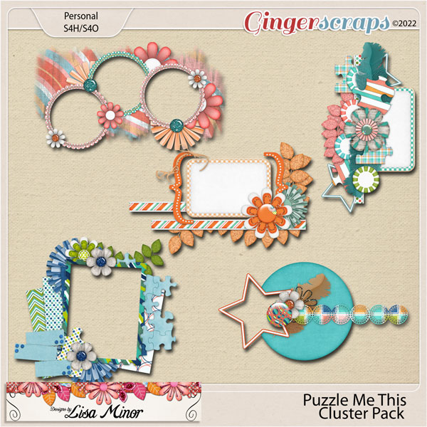 Puzzle Me This Cluster Pack from Designs by Lisa Minor