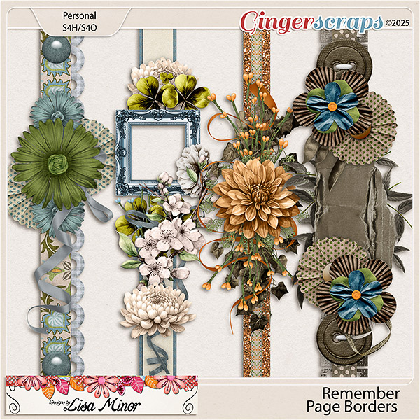 Remember Page Borders from Designs by Lisa Minor