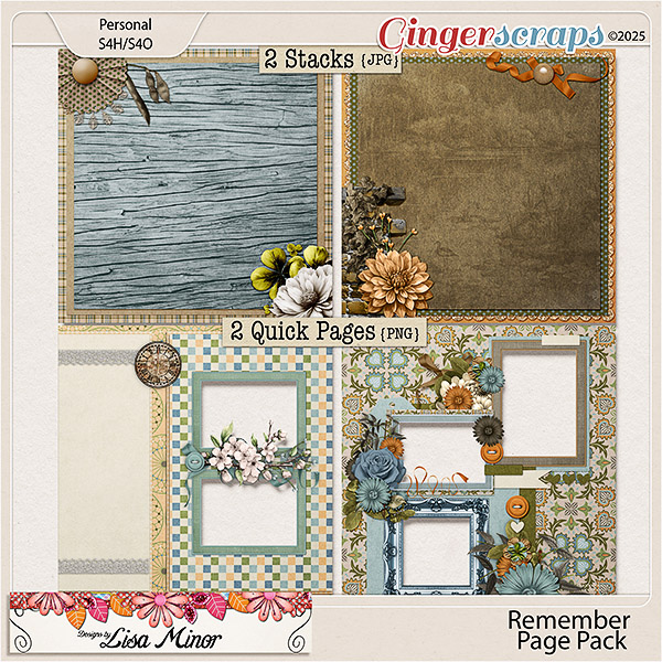 Remember Page Pack from Designs by Lisa Minor