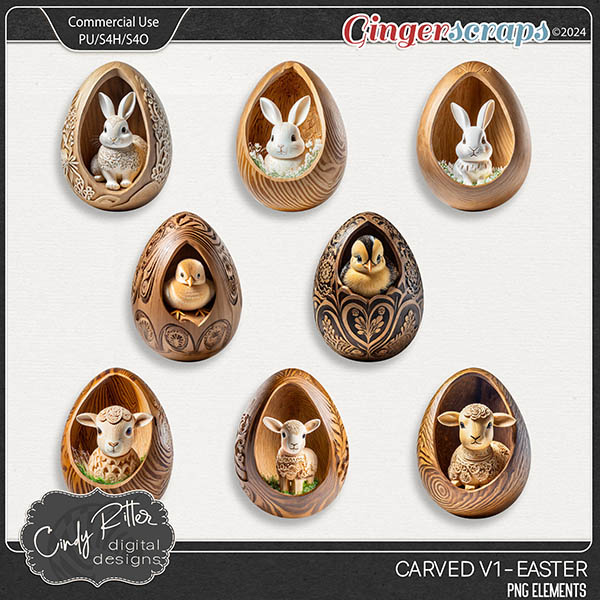 Carved V1-Easter by Cindy Ritter [CU]