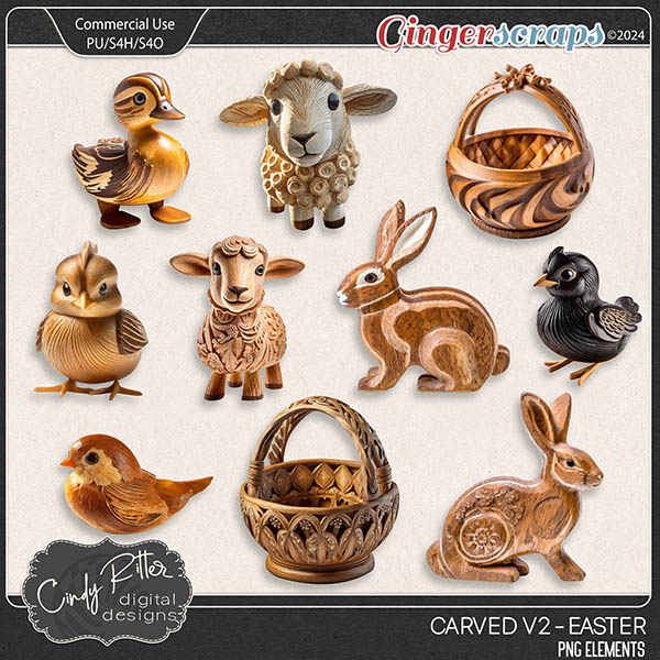 Carved V2-Easter by Cindy Ritter [CU] 