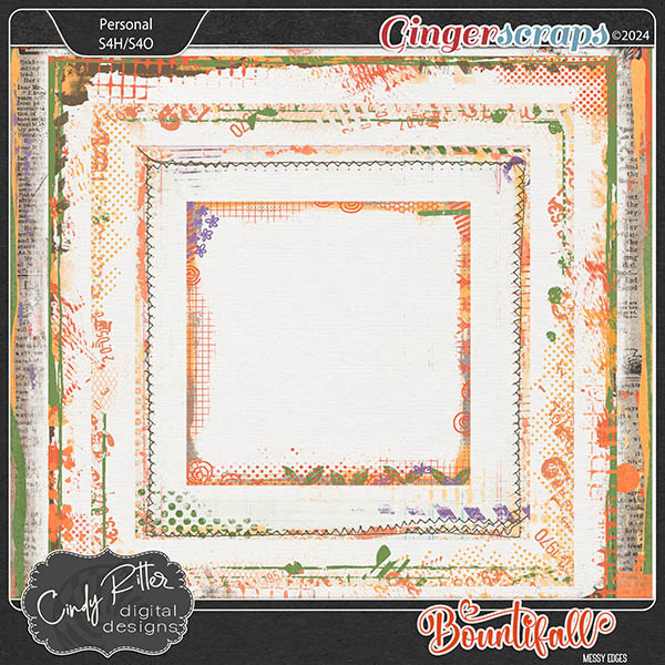 Bountifall [Messy Edges] by Cindy Ritter 